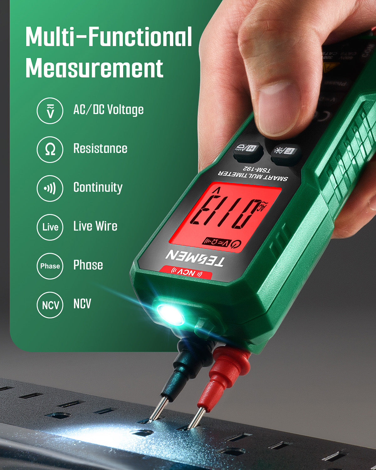 TESMEN TSM-192 Handheld Digital Multimeter