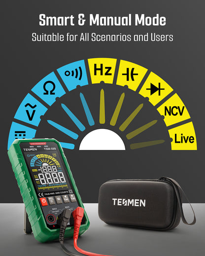 TSM-599 Smart Digital Multimeter - Green