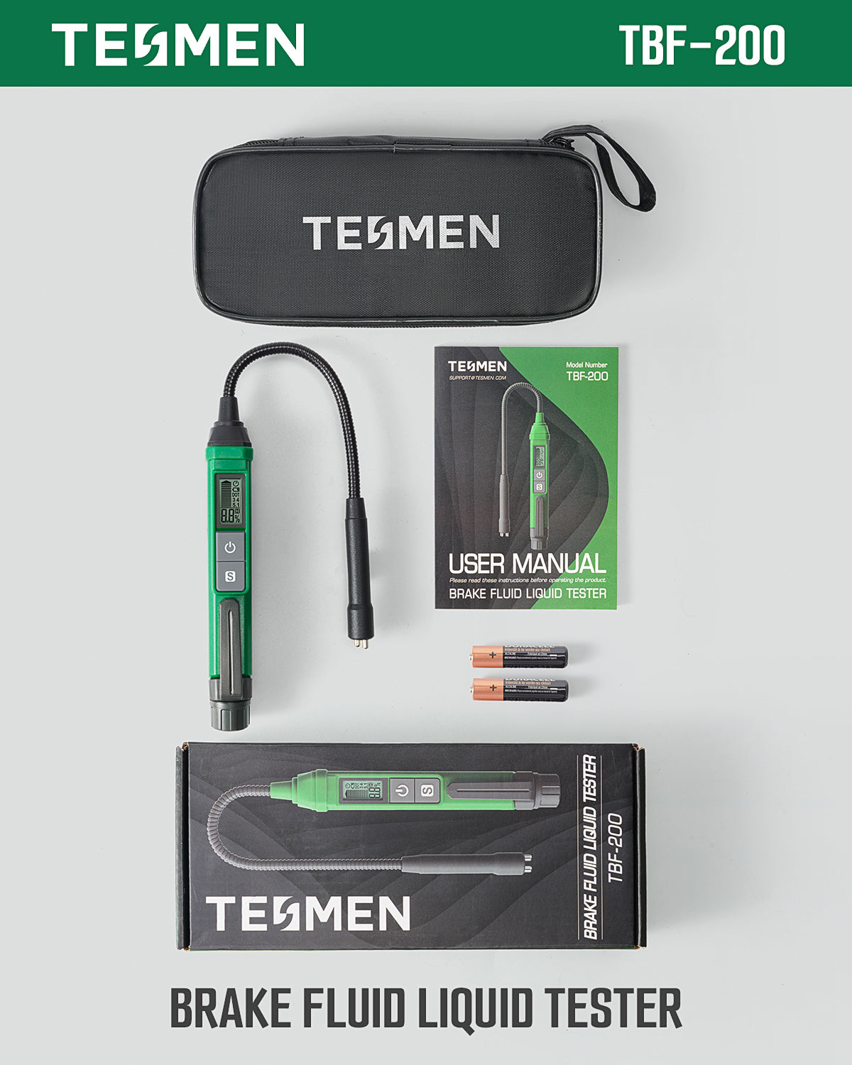 TBF-200 Brake Fluid Tester - Green