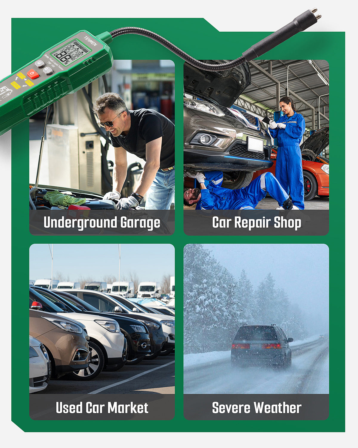 TBF-300 Brake Fluid Tester - Green