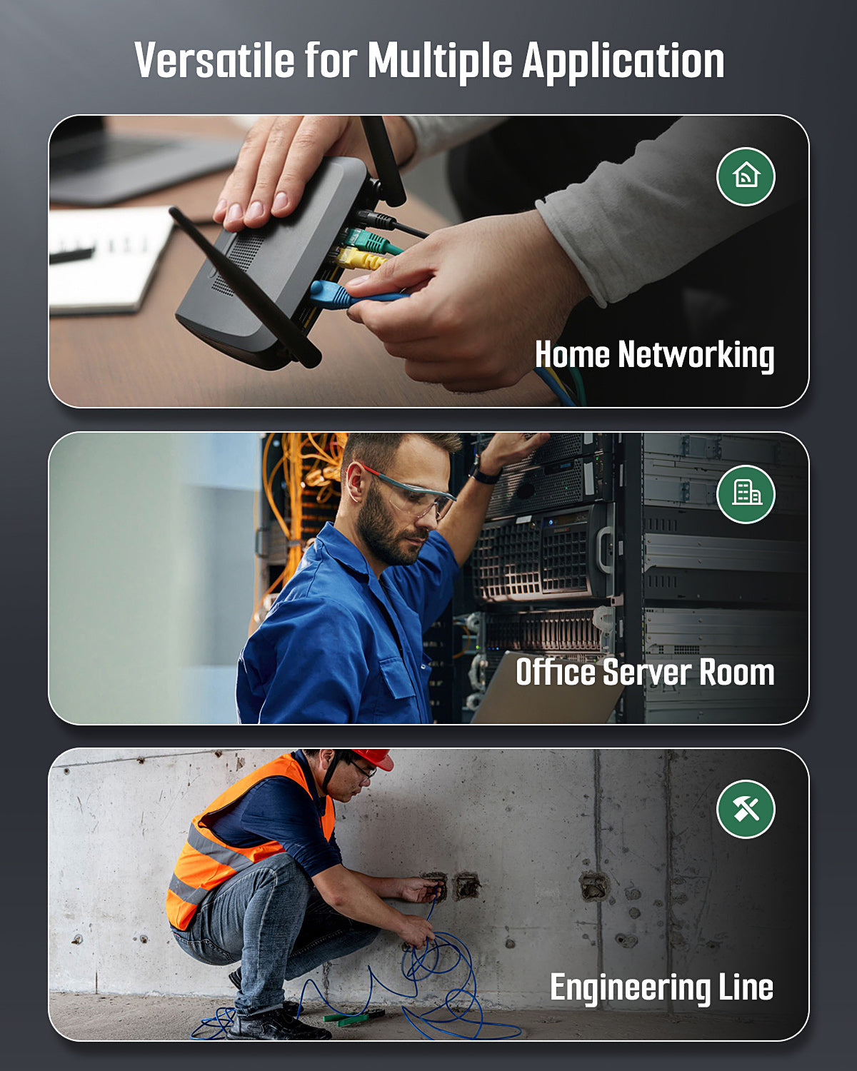TLP-900AR Network Cable Tester - Green