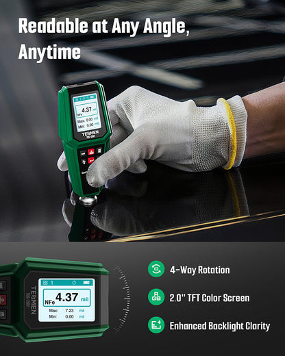 TCG-2001 Paint Thickness Gauge - Green